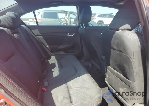 2013 Honda Civic Si из США, поврежденный, VIN 2HGFB6E53DH702697